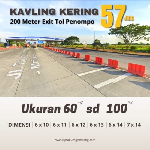 200 meter exit tol penompo